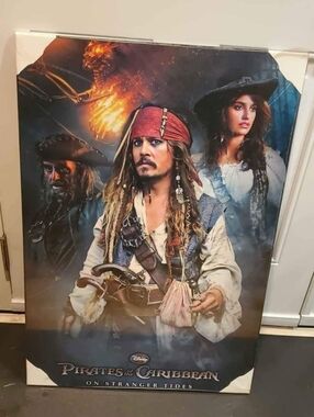 Pirates of the Caribbean Hard board Poster